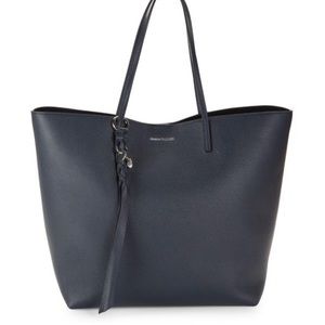 Alexander McQueen Black Leather Tote Bag